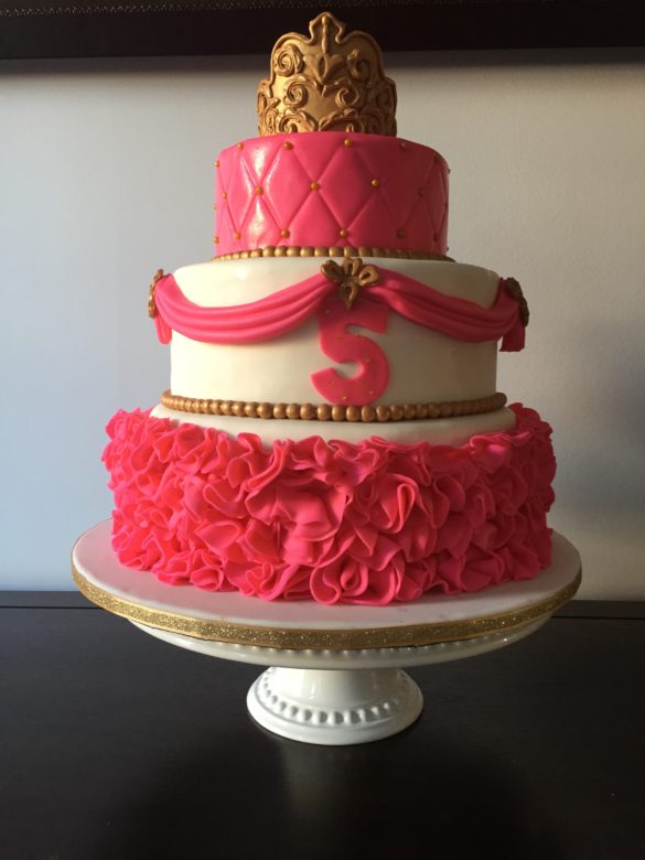 Royal Pink Princess Cake