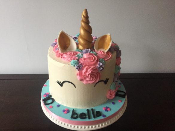 10th Birthday Unicorn Cake for Girls