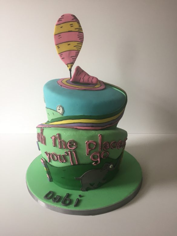 Oh! The Places You'll Go Cake