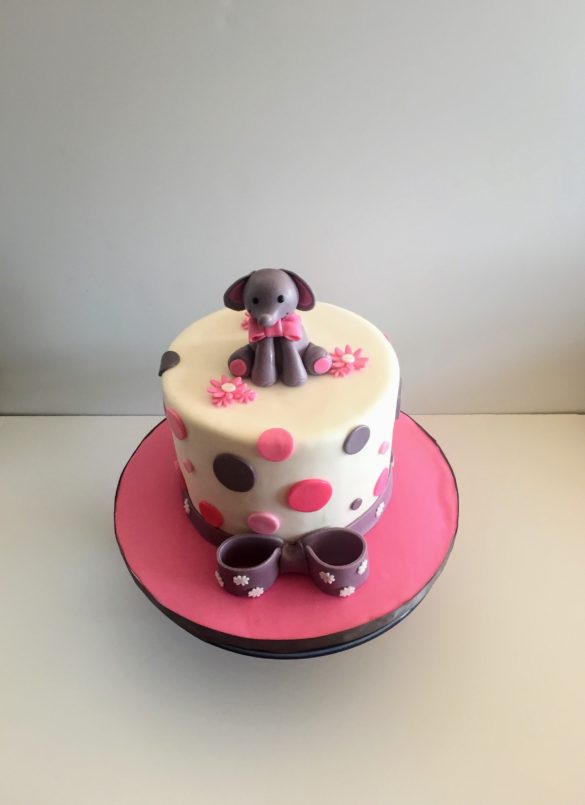 Elephant Baby Shower Cake for Girls, Girls Baby Shower Elephant Cake, Baby Shower Cake Ideas